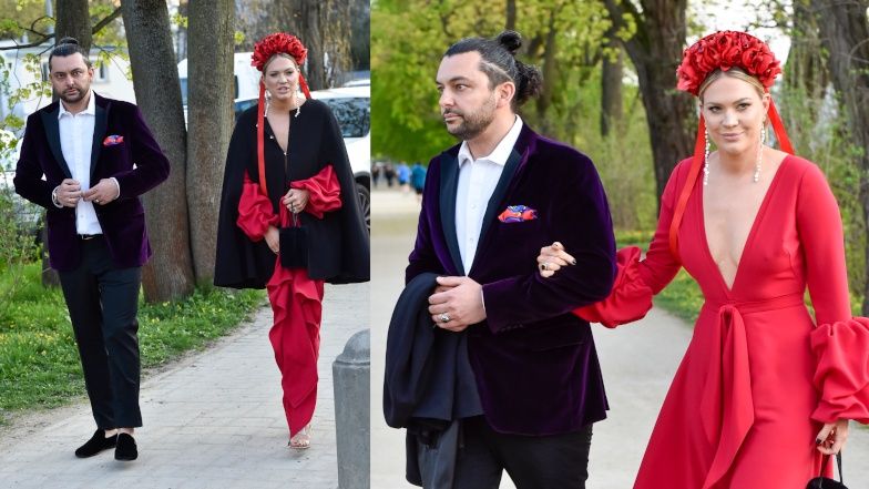 Elity przybywają na charytatywną kolację w Łazienkach Królewskich