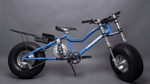 Elektryczny rower na grząski piasek i wyboisty teren [wideo] 1