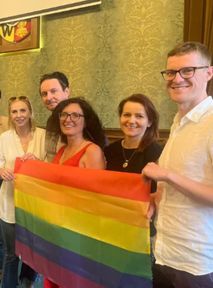 Does Wroclaw mayor allow crosses in office after previously rejecting LGBT+ flags?