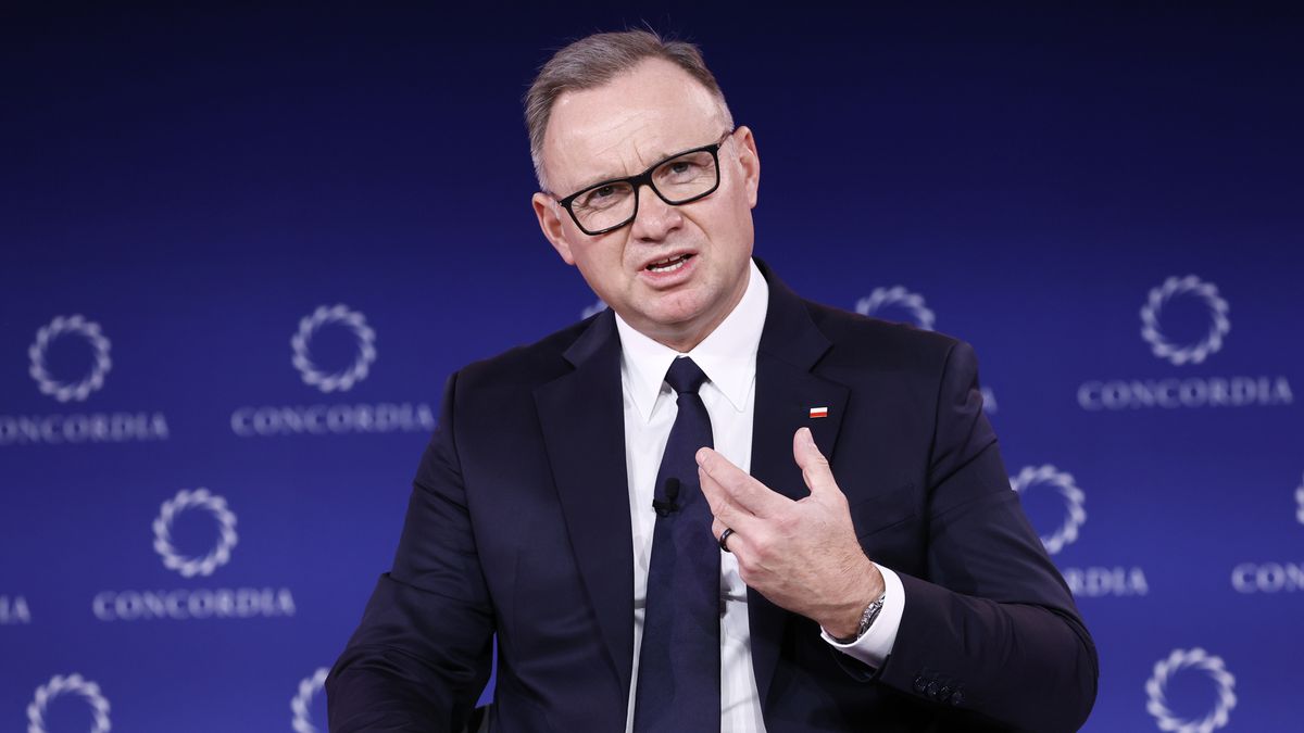 2026 Concordia Annual Summit - September 21
NEW YORK, NEW YORK - SEPTEMBER 21: Andrzej Duda, Former President of the Republic of Poland, speaks during the 2026 Concordia Annual Summit at Sheraton New York Times Square on September 21, 2026 in New York City. (Photo by Paul Morigi/Getty Images for Concordia Summit)
Paul Morigi