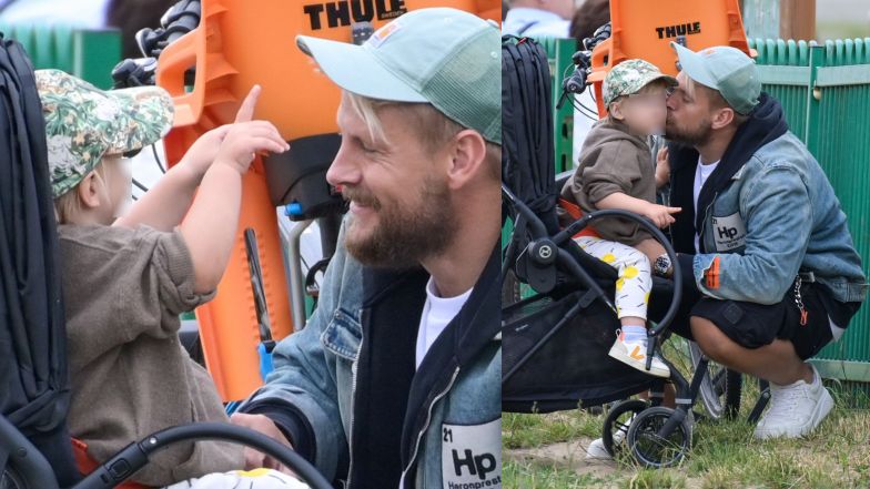 Sebastian Fabijański zajmuje się synem