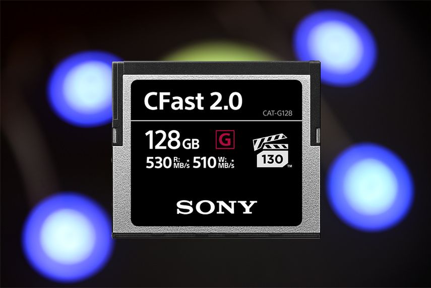 Nowe karty Sony CFast 2.0 zapisują z prędkością 510 Mb/s! Są najszybsze na rynku