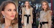 Wenecja 2018: barczysta Natalie Portman w złotych cekinach Gucci