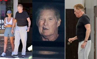 David Hasselhoff sfotografowany z młodszą o 27 lat żoną. Aktor zmaga się z poważnymi problemami zdrowotnymi