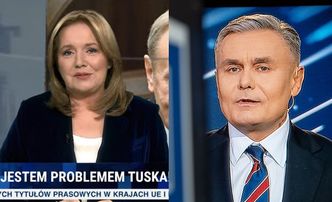 Danuta Holecka przywołuje w TV Republika prześmiewczą akcję szydzącą z Donalda Tuska. Nazwała Marka Czyża "funkcjonariuszem neo-TVP"