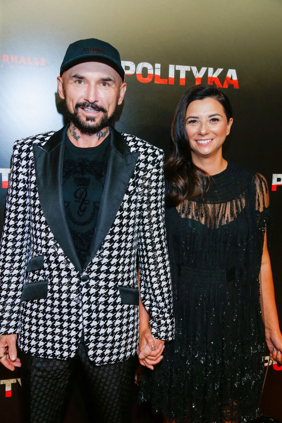 Patryk Vega z żoną