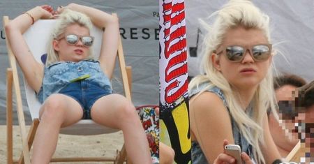 Margaret odpoczywa na plaży (ZDJĘCIA)