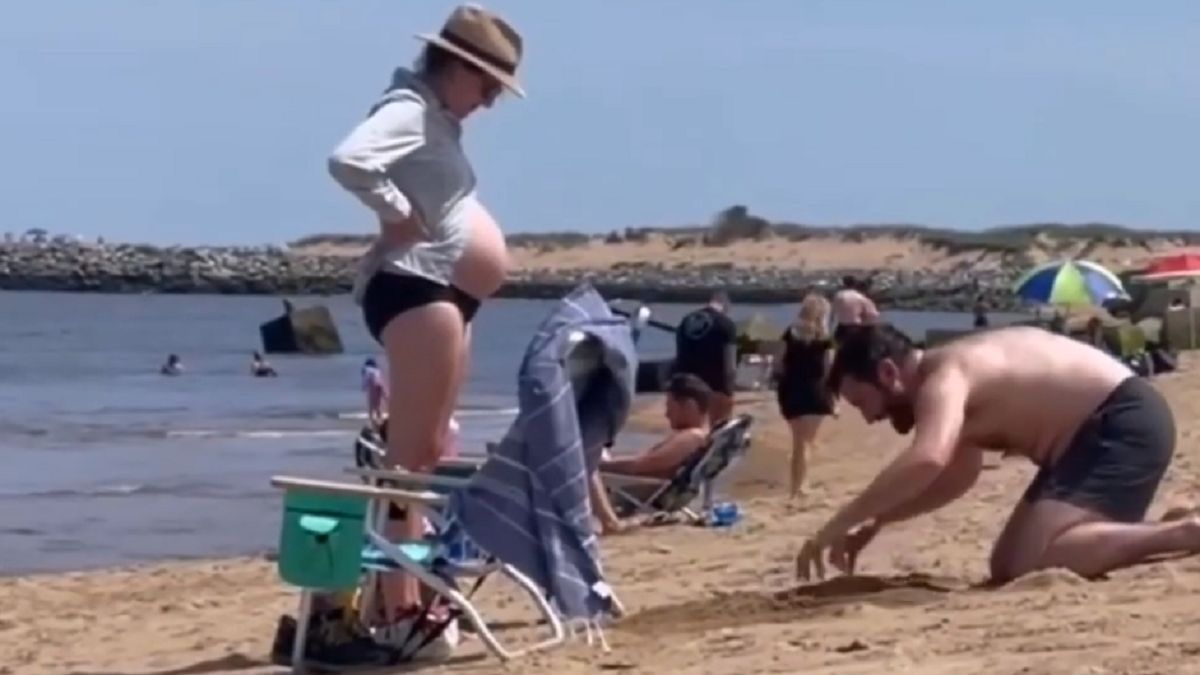 Ten mężczyzna podbija internet. Niecodzienny pomysł dla ciężarnej partnerki