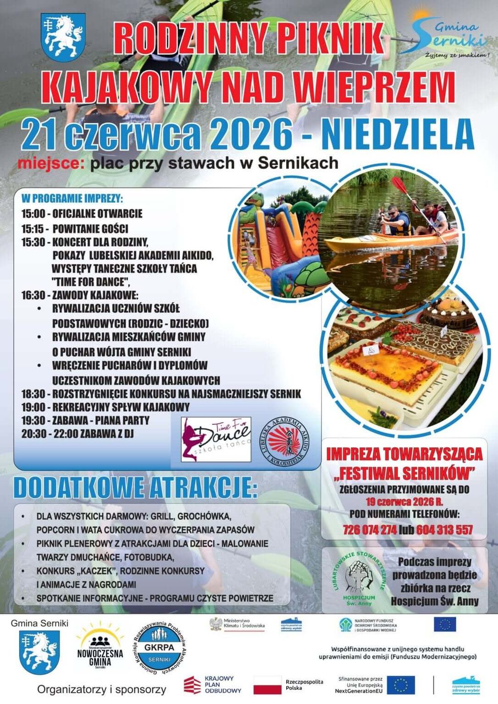 Rodzinny Piknik Kajakowy nad Wieprzem