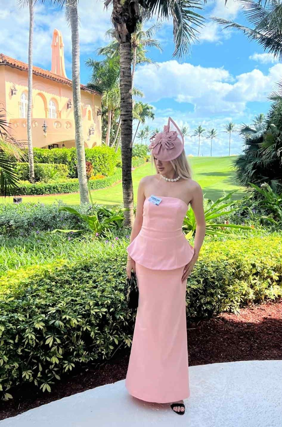 Caroline Derpienski w luksusowej rezydencji Donalda Trumpa