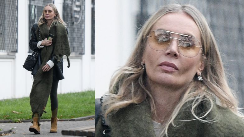 Agnieszka Woźniak-Starak w drodze na manicure