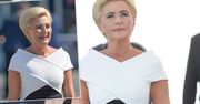 Agata Duda zaczęła drugą kadencję w świetnej stylizacji, którą przyćmiła Kingę. Czujemy inspirację Melanią Trump