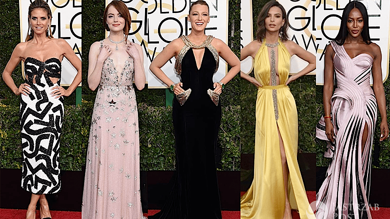 Złote Globy 2017 kreacje