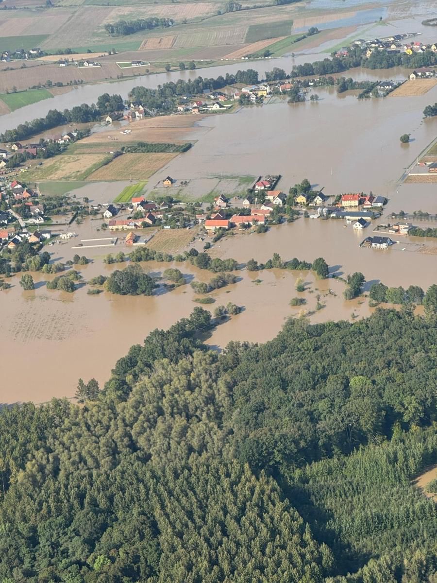 Tereny wokół Nysy po powodzi. Archiwum prywatne