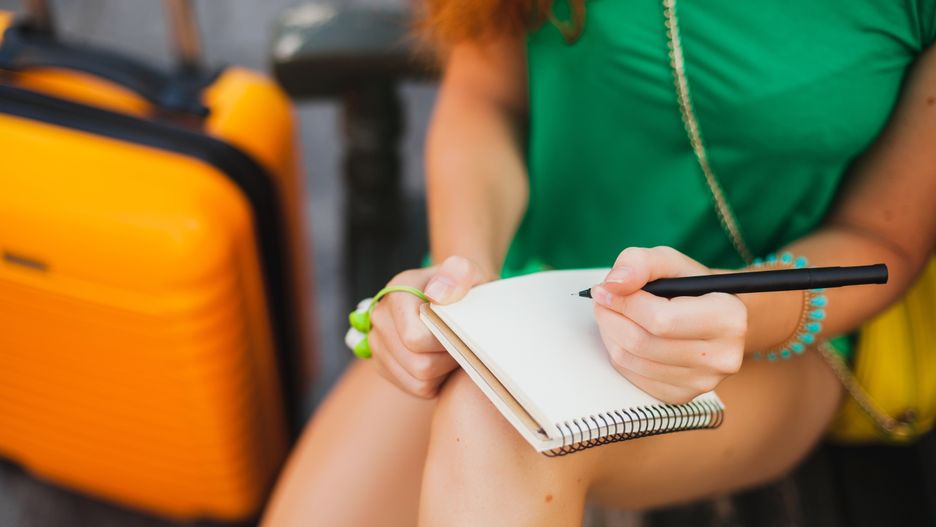 young beautiful sexy woman, hipster outfit, traveler, orange suitcase, making notes in travel diary book, summer vacation, adventure, trip, colorful, hands writing, pen, details close up
young beautiful sexy woman, hipster outfit, traveler, orange suitcase, making notes in travel diary book, summer vacation, adventure, trip, colorful, hands writing, pen, details close up
attractive, bag, baggage, beautiful, beauty, book, casual, color, colorful, cool, diary, education, fashion, fun, funky, girl, hand, handwriting, happy, hipster, idea, journey, lady, lifestyle, luggage, model, note, notebook, pen, person, pretty, student, style, stylish, suitcase, summer, tourism, tourist, travel, traveler, trendy, trip, vacation, woman, write, writer, young, attractive, bag, baggage, beautiful, beauty, book, casual, color, colorful, cool, diary, education, fashion, fun, funky, girl, hand, handwriting, happy, hipster, idea, journey, lady, lifestyle, luggage, model, note, notebook, pen, person, pretty, student, style, stylish, suitcase, summer, tourism, tourist, travel, traveler, trendy, trip, vacation, woman, write, writer, young