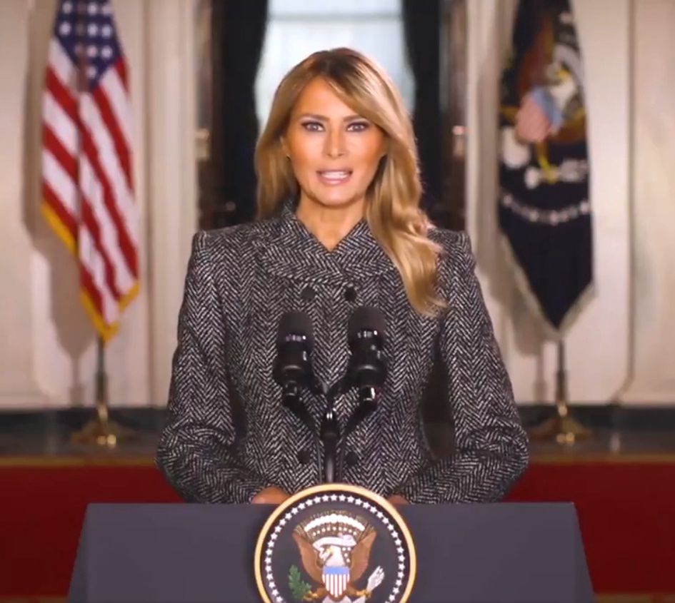 Melania Trump żegna się z Białym Domem