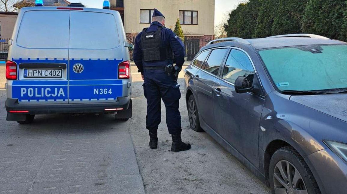 Zdjęcie z miejsca zdarzenia