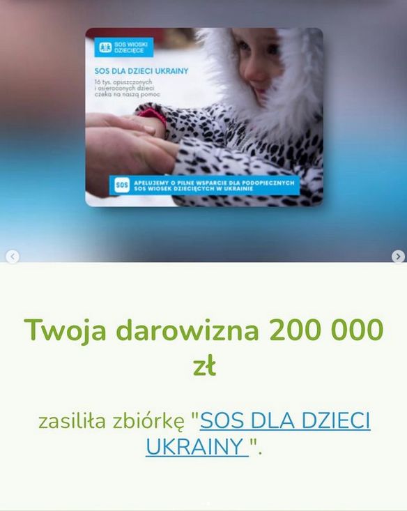 Arkadiusz Milik wspomógł ukraińskie dzieci z okazji urodzin
