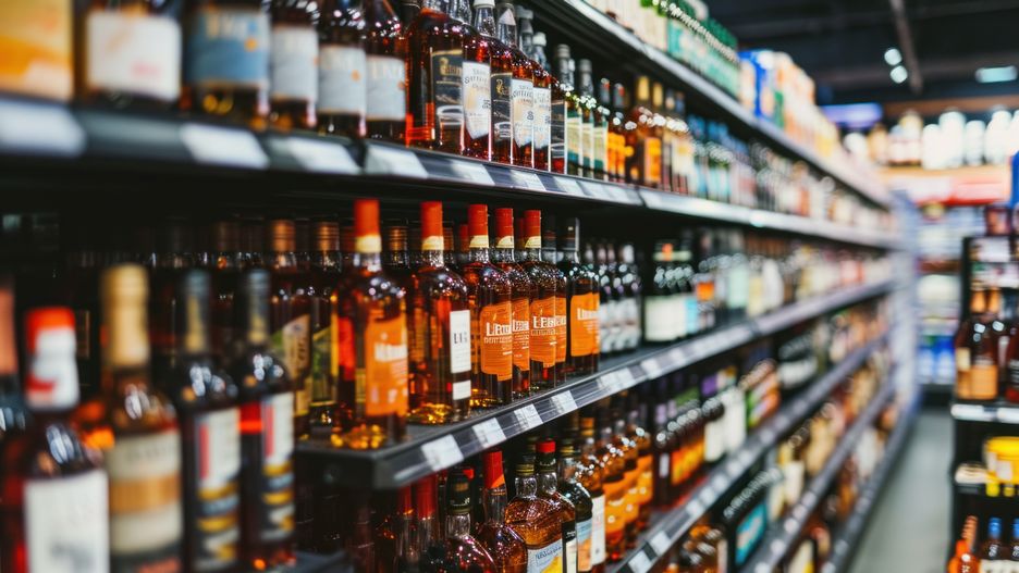 alkohol, alejki alkoholu, sklep alkoholowy