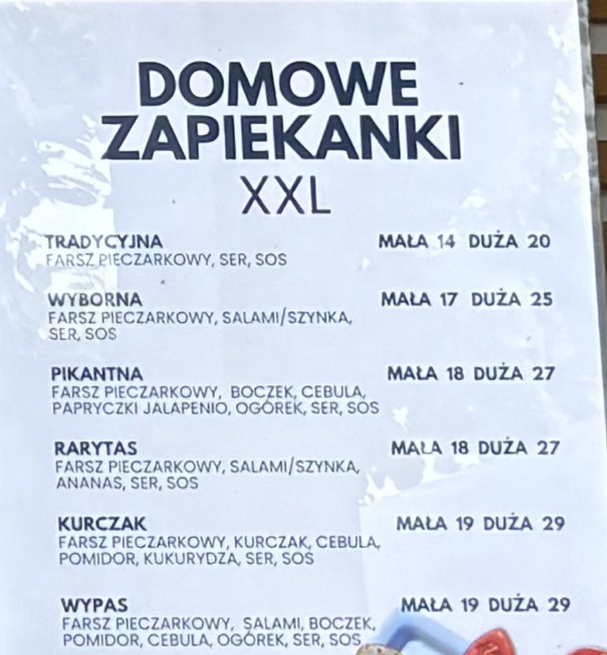 Zapiekanki XXL kuszą cenami