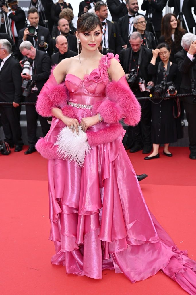 "The Apprentice" Red Carpet - The 77th Annual Cannes Film FestivalCANNES, FRANCE - MAY 20: Urvashi Rautela attends the "The Apprentice" Red Carpet at the 77th annual Cannes Film Festival at Palais des Festivals on May 20, 2024 in Cannes, France. (Photo by Stephane Cardinale - Corbis/Corbis via Getty Images)Stephane Cardinale - Corbis