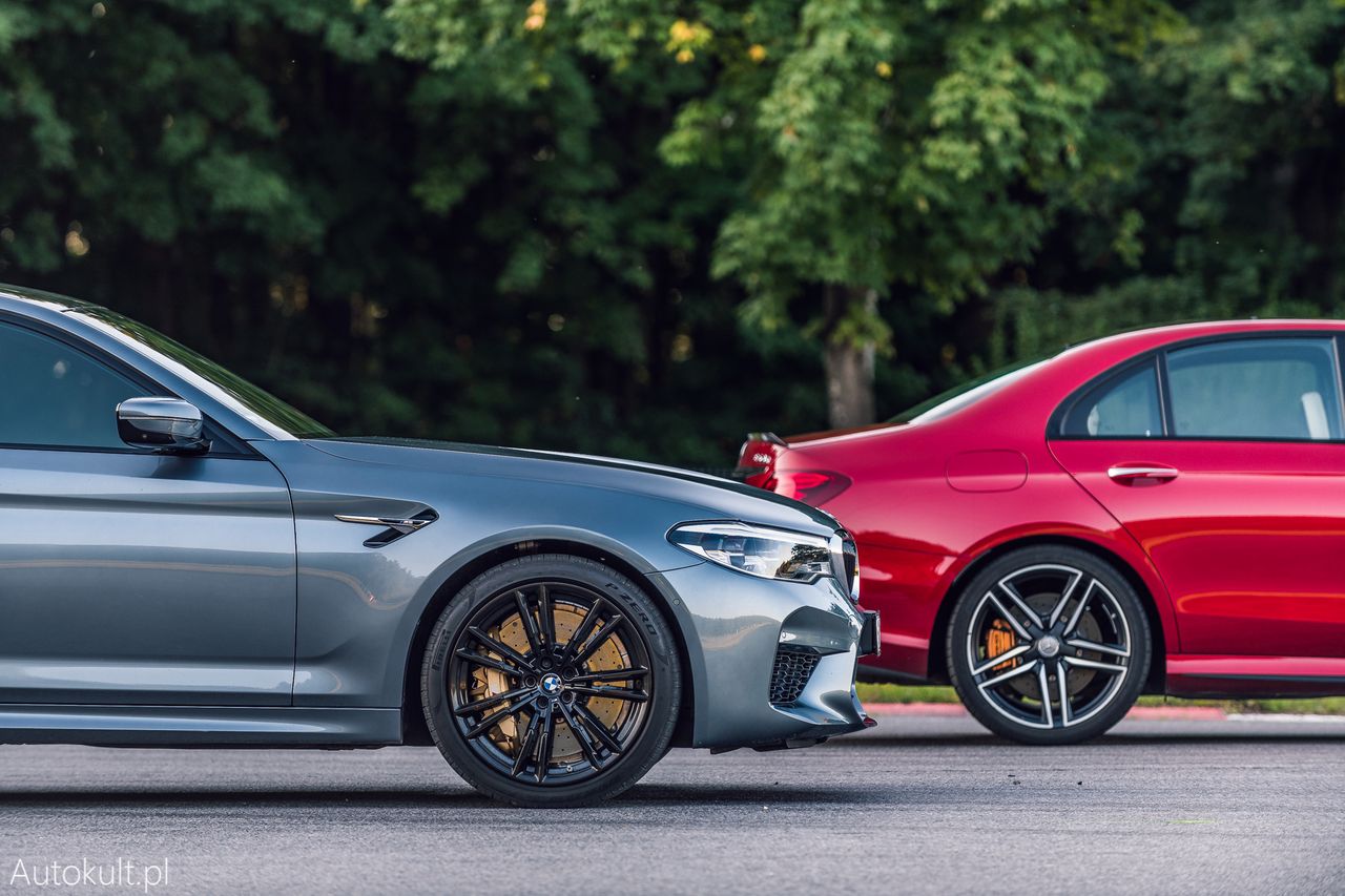 BMW M5 (2019) vs Mercedes-AMG E63 S (2019) (fot. Konrad Skura)