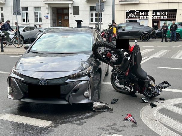 Wypadek w Warszawie
