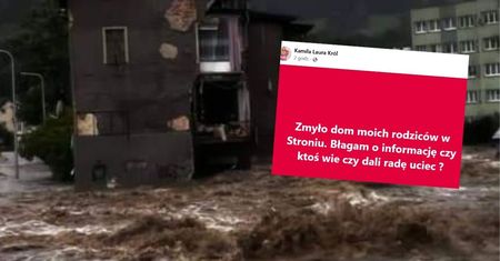"Zmyło dom moich rodziców". Zobaczyła nagranie w sieci, błaga o pomoc
