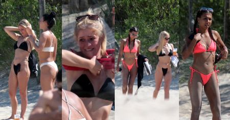Basia i Sara z "Hotelu Paradise" opalają się na plaży w kostiumach nie pozostawiających zbyt wiele dla wyobraźni (ZDJĘCIA)