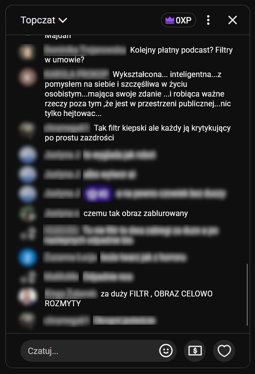 Internauci zwrócili uwagę na filtry w podcaście Żurnalisty
