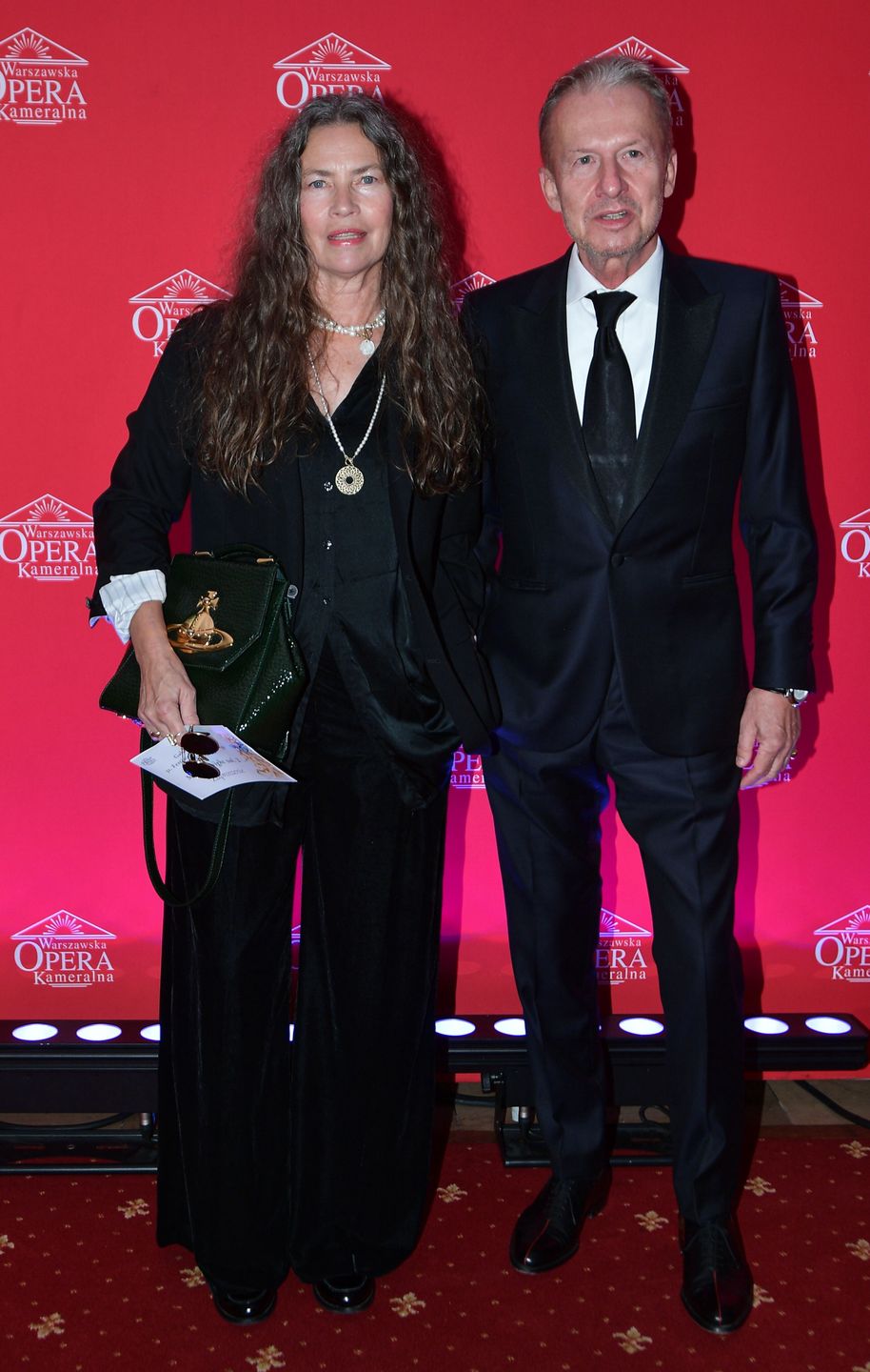 Bogusław Linda i Lidia Popiel na Festiwalu Mozartowskim w Teatrze Polskim im. Arnolda Szyfmana w Warszawie