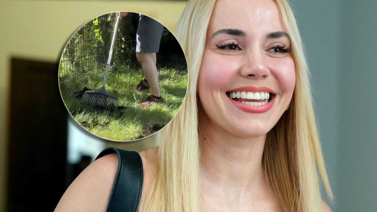 Marianna Schreiber pokazała, jak krząta się w ogrodzie jej partner. Jeszcze niedawno huczało o ROZSTANIU