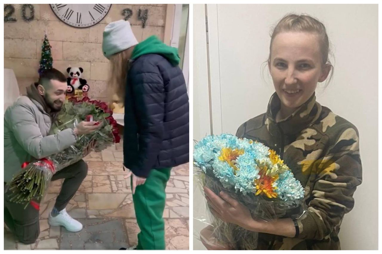 War bride: Last female "Azov" marine, captive in Russia for two years, returns home to surprise proposal