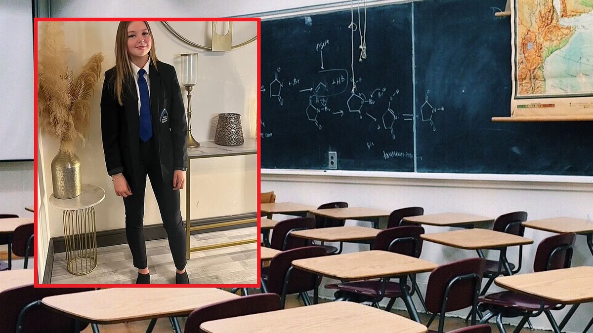 Dziewczynka została skrytykowana za strój.