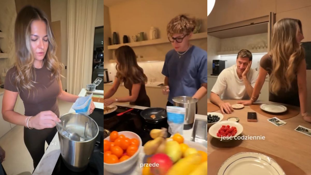 Bagi wybrał się z wizytą do Lewandowskich