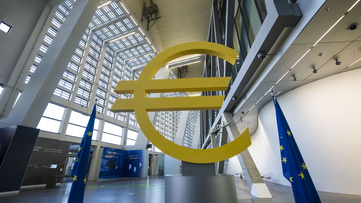 FRANKFURT AM MAIN, GERMANY - JANUARY 30:  The headquarts of the European Central Bank (ECB) pictures on January 30, 2025 in Frankfurt, Germany.  The ECB is trying to tame inflation in the Eurozone, which in December reached a five-month high. (Photo by Thomas Lohnes/Getty Images)