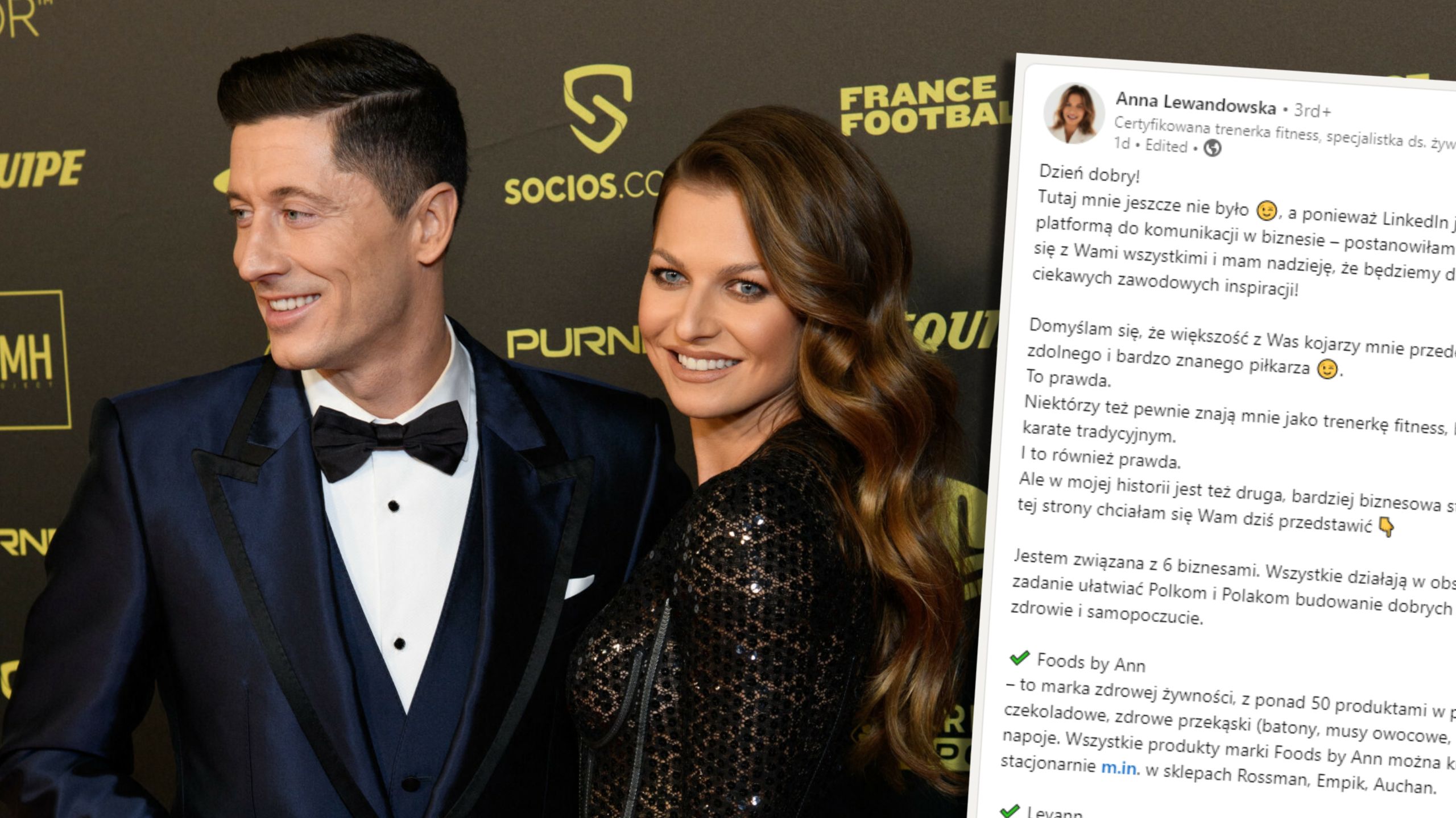 Anna Lewandowska założyła oficjalny profil na LinkedIn. Chce pokazać się tam od biznesowej strony