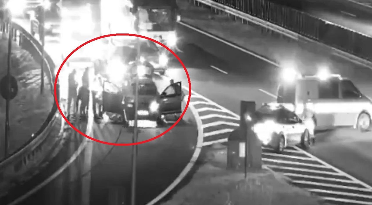 Zatrzymali Rosjan na A2. Policja pokazała nagranie z akcji