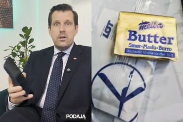 "Za Tuska podają niemieckie masło". LOT odpowiada na post. 