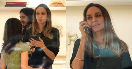 Angelina Jolie w naturalnej odsłonie. 48-letnią aktorkę "przyłapano" w pracy BEZ MAKIJAŻU. Poznalibyście? (ZDJĘCIA)