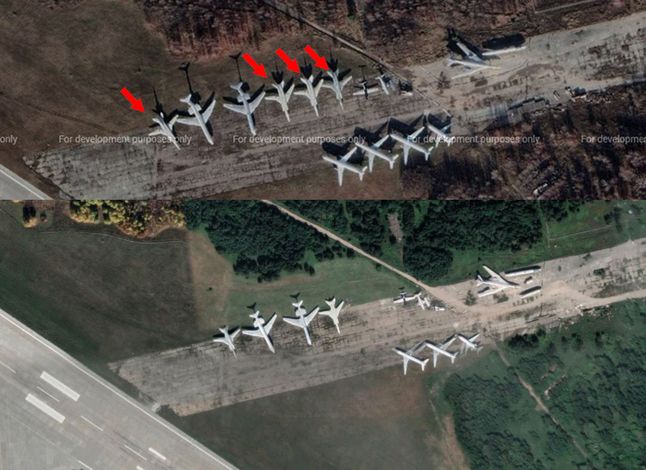 Z lotniska w Kazaniu zniknęły dwa kadłuby samolotów Tu-22M