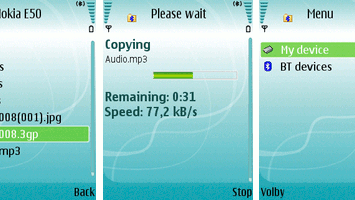 Wygodne przeglądanie i kopiowanie plików za pomocą Bluetooth 1
