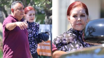 RZADKI WIDOK: 80-letnia Priscilla Presley i jej potraktowana zabiegami twarz wędrują po ulicach Los Angeles