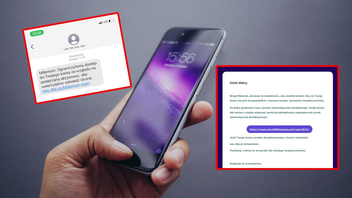 Oszustwa z wizerunkiem Banku Millenium