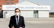 Koronawirus. Sztab kryzysowy w szpitalu tymczasowym. Z udziałem premiera