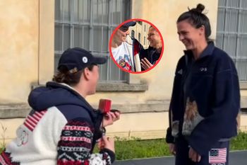 Uklękła przed partnerką. Wzruszające zaręczyny podczas igrzysk