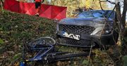 Kobiór: Poważny wypadek. Rowerzysta trafił do szpitala śmigłowcem LPR