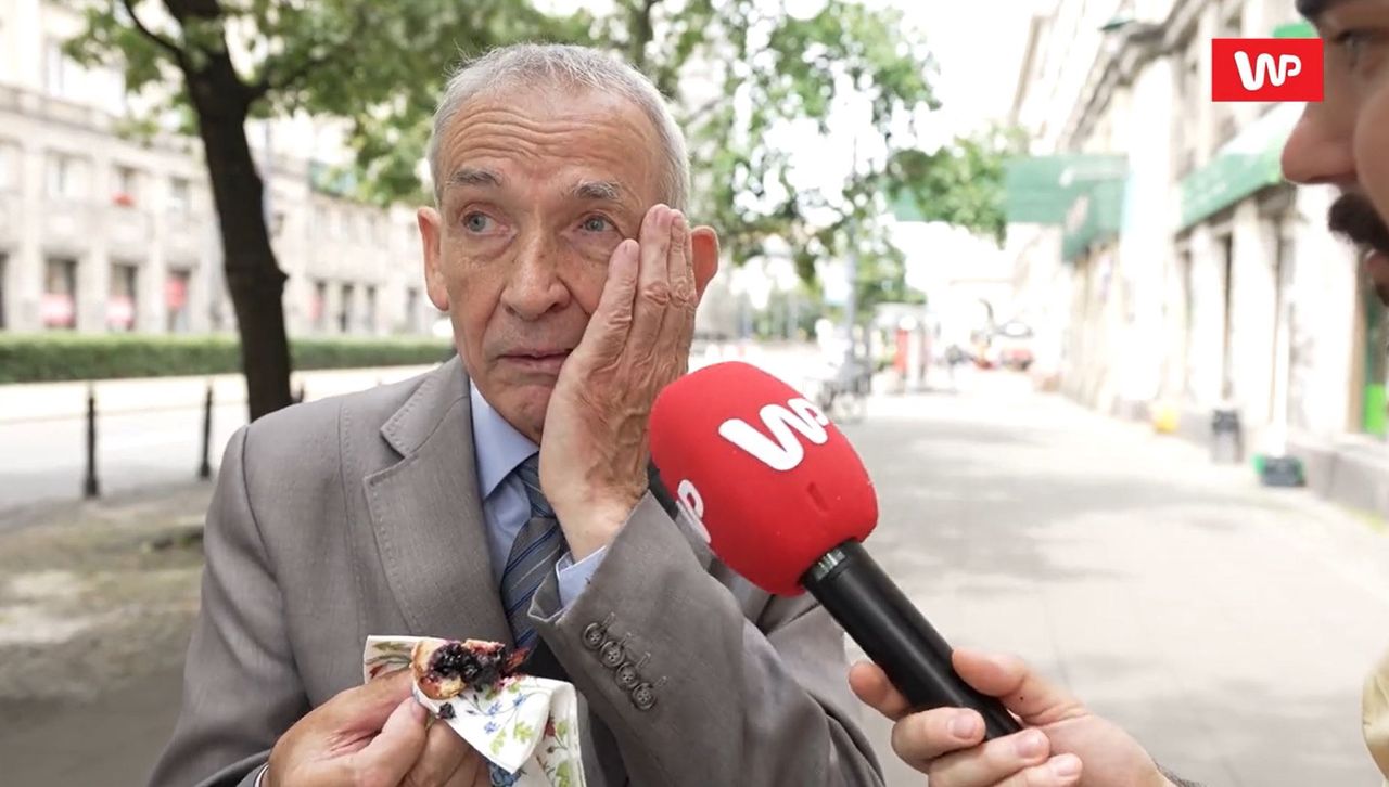Aż złapał się za głowę, jak usłyszał cenę jagodzianki. "Mam zapłacić?"