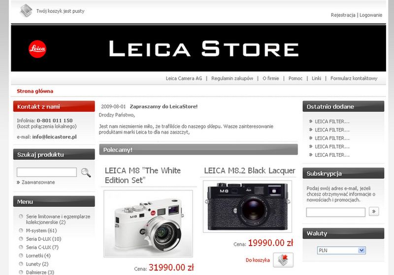 Leicastore.pl - sklep dla wielbicieli marki