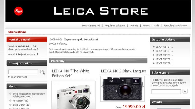 Leicastore.pl - sklep dla wielbicieli marki 1